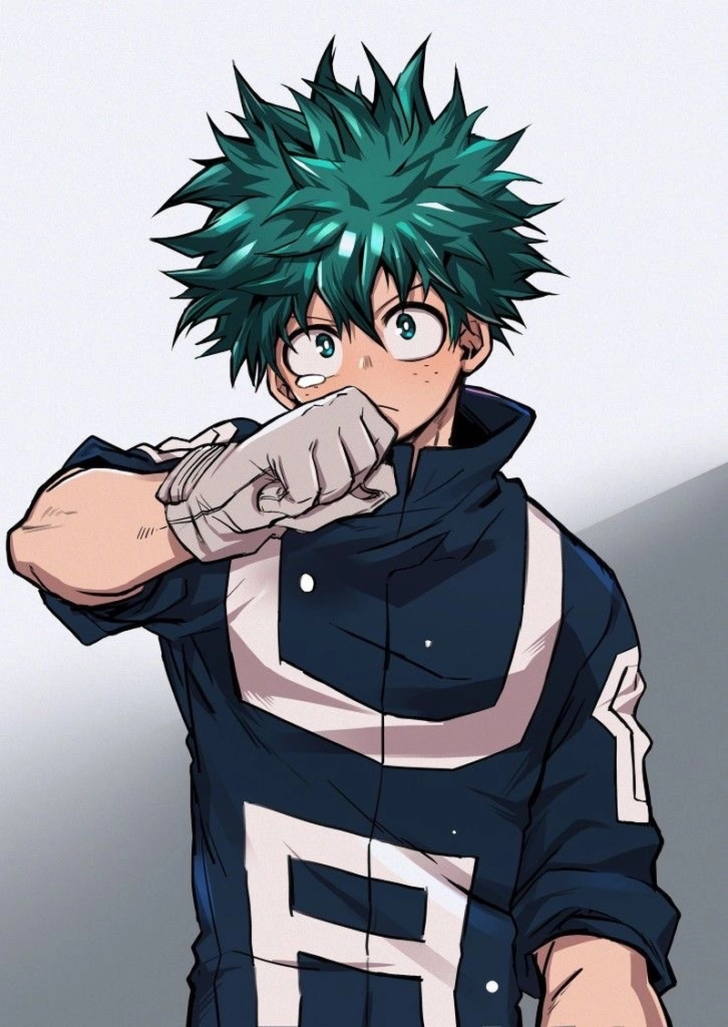 Izuku Midoriya fanart Dark Hero phong cách u tối