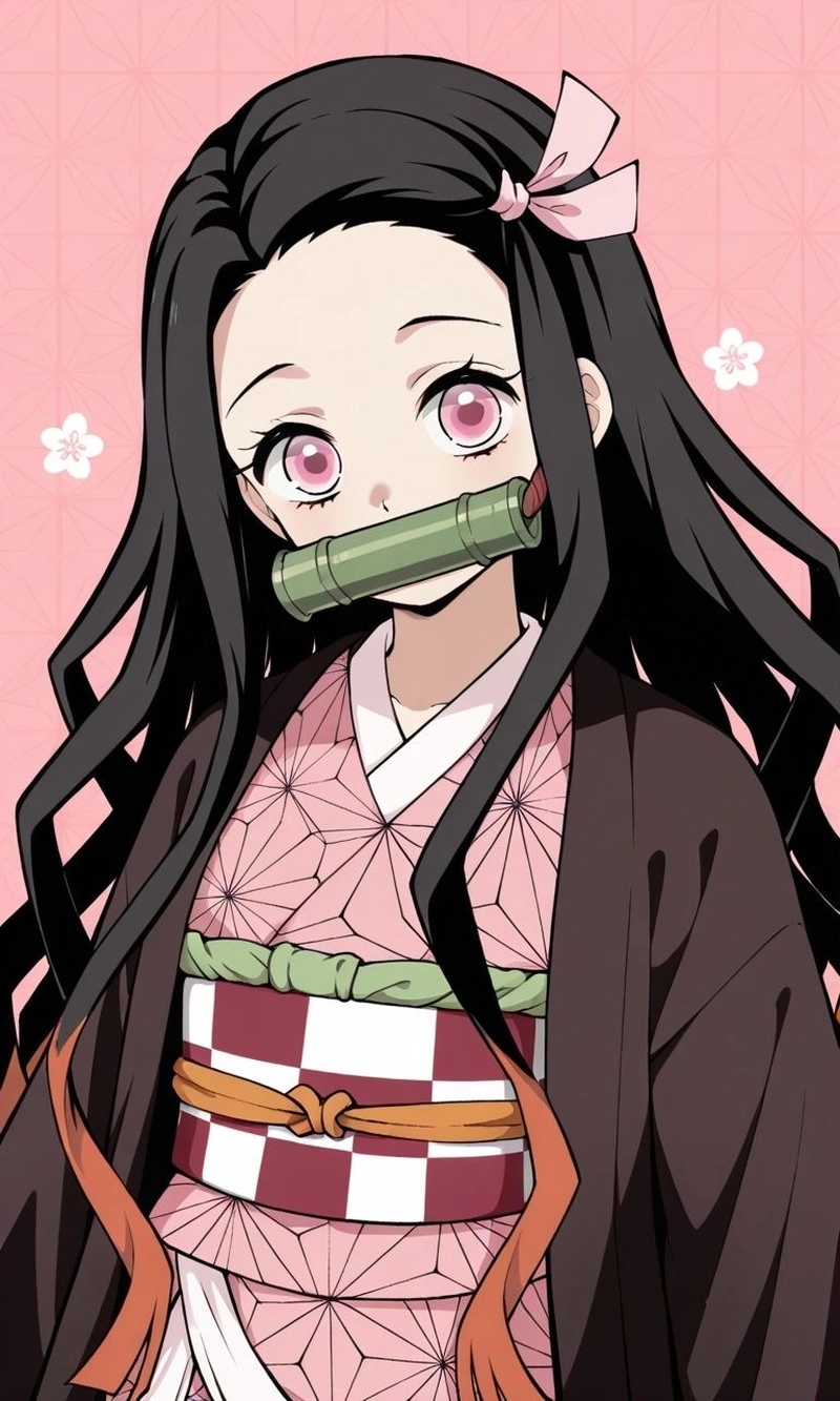 Kamado Nezuko ảnh xinh đẹp nổi bật trong thế giới anime