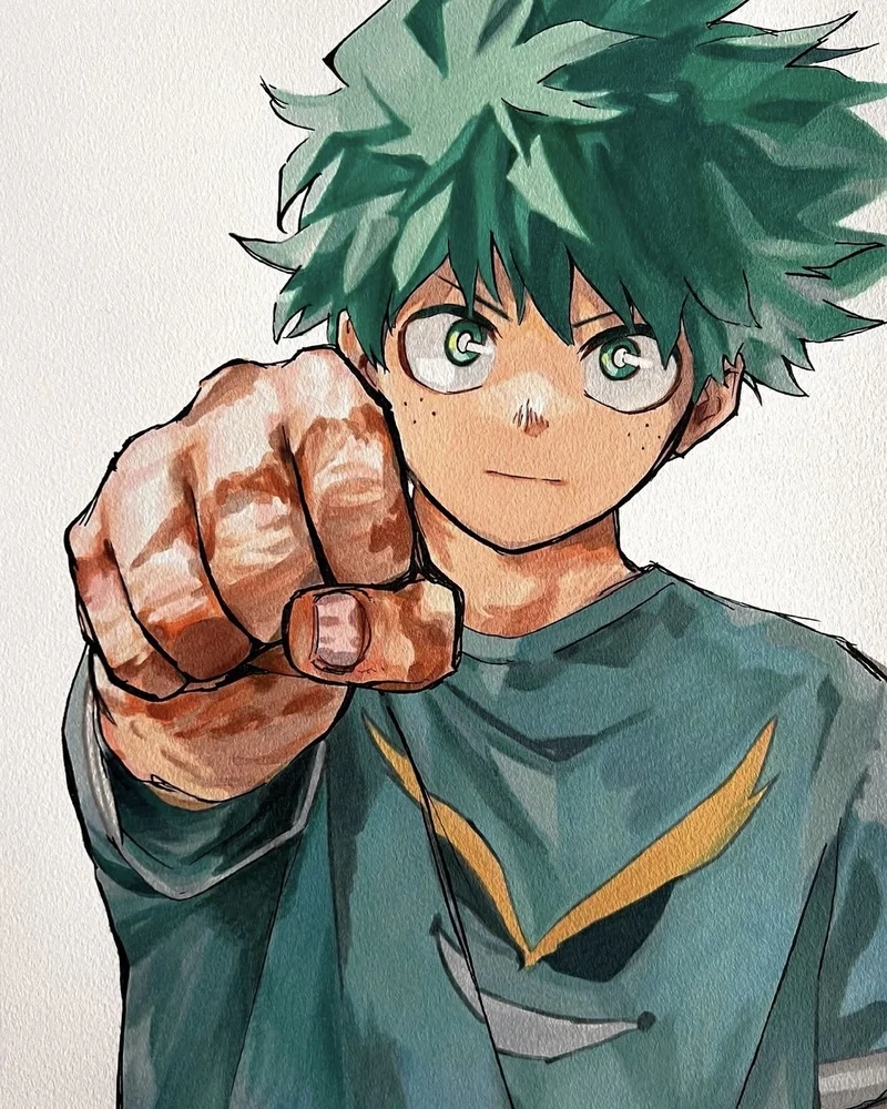 Midoriya Izuku khoảnh khắc bùng nổ sức mạnh One For All