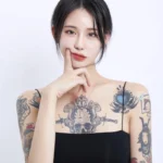 Nét đẹp cá tính nổi bật của gái xinh xăm mình