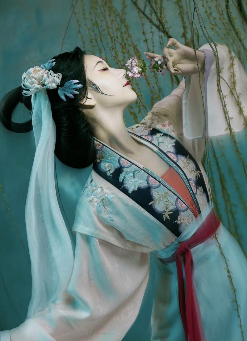 Tạo hình ma nữ xương trắng cosplay nghệ thuật độc đáo