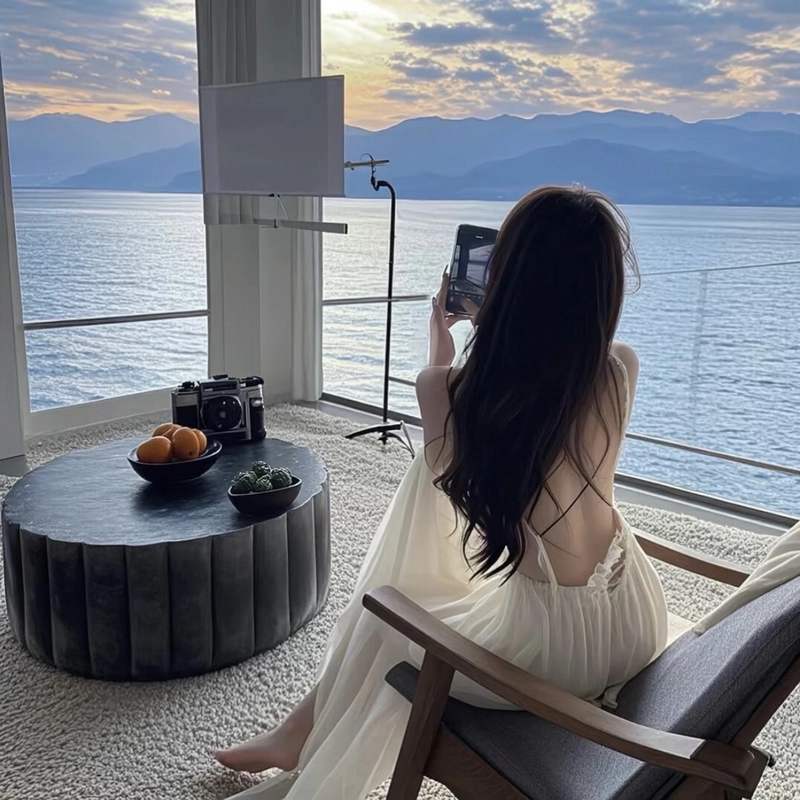 Vẻ đẹp tinh tế gái xinh quay lưng đầy sức hút