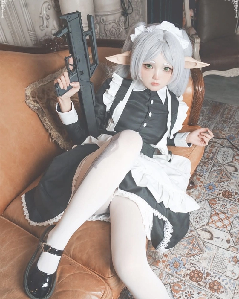 Ảnh Neneko cosplay ánh mắt vui nhộn đầy nét cuốn hút