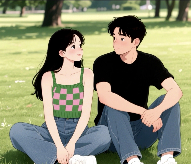 Ảnh anime cặp đôi lãng mạn đầy cảm xúc