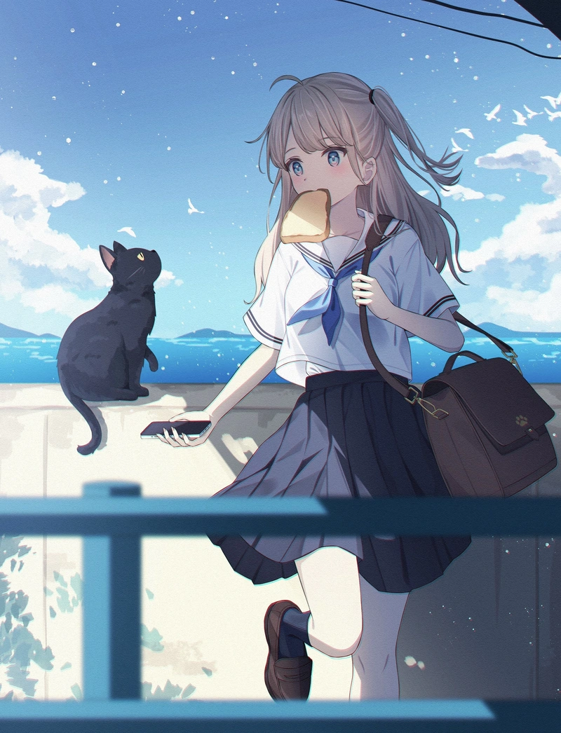 Ảnh anime cute đẹp tự nhiên đầy cảm xúc