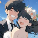 Ảnh cô dâu chú rể anime thumbnail