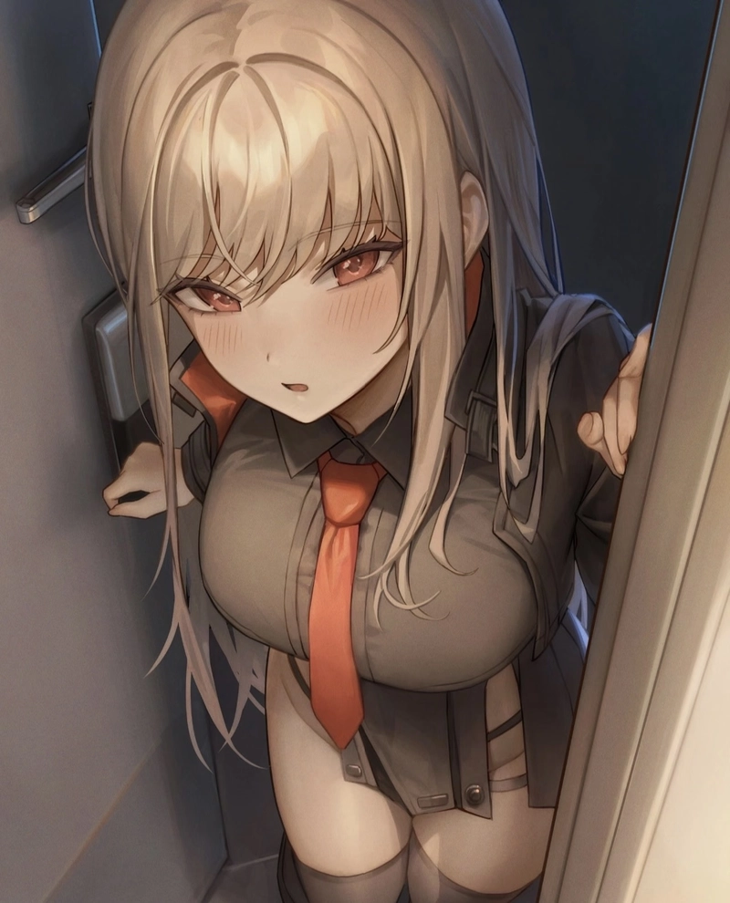 Ảnh dáng đứng gái anime mlem tạo cảm giác đáng yêu