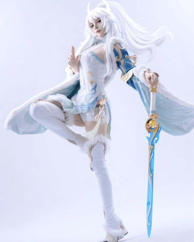 Ảnh gái xinh cosplay Genshin Impact tạo hình nữ nhân vật bắt mắt