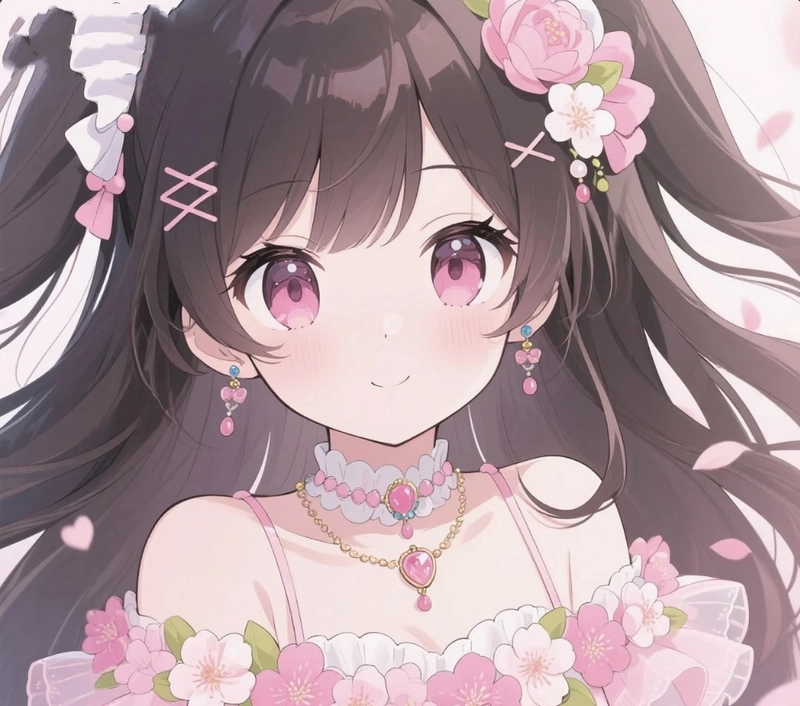 Ánh mắt anime cute đẹp ngọt ngào tự nhiên