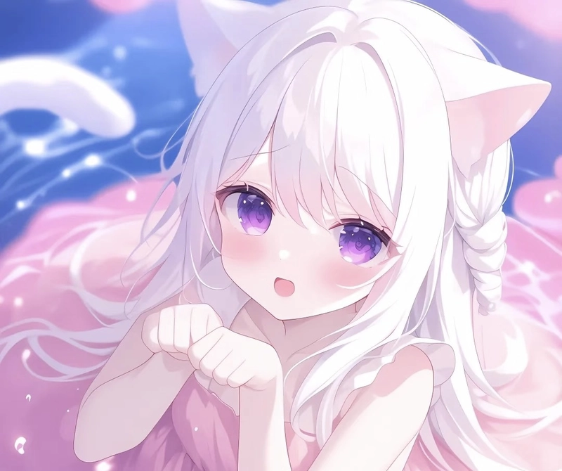 Ánh nhìn anime cute đẹp dịu dàng nhẹ nhàng