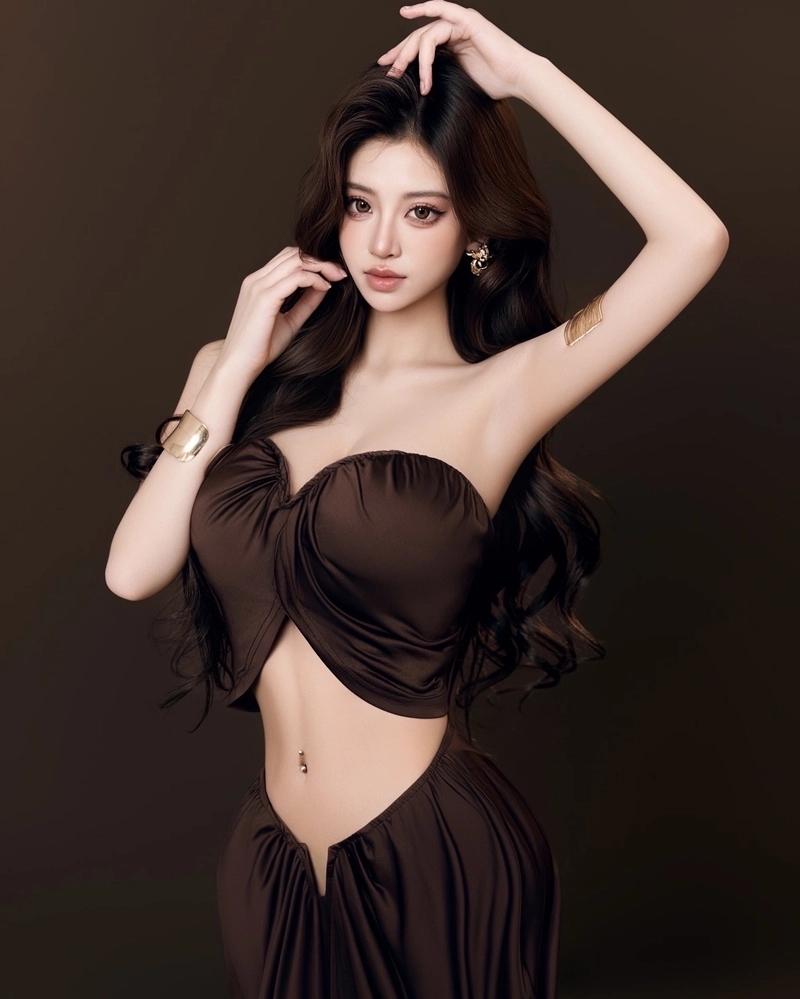 Gái xinh gợi cảm tạo dấu ấn bằng nụ cười đầy sức hút