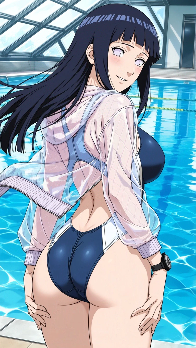 Hentai Hinata Hyuga show hàng mông to