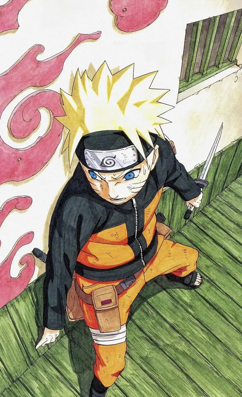 Hình Naruto với băng trán ninja nổi bật trong ảnh