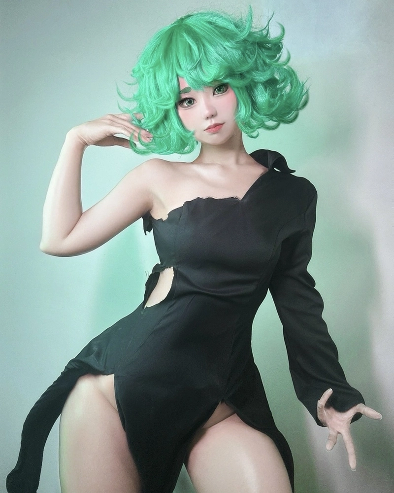 Hình Neneko cosplay diện váy anime cực kỳ nổi bật ánh nhìn