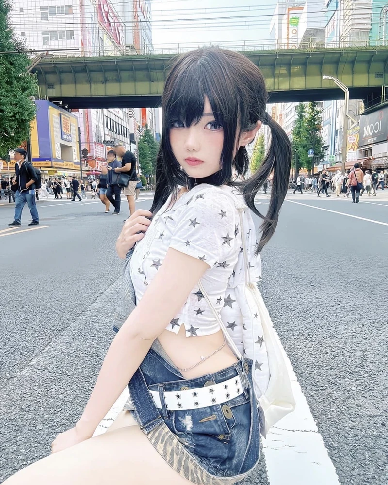 Hình Neneko cosplay mang chất anime Nhật đầy sinh động