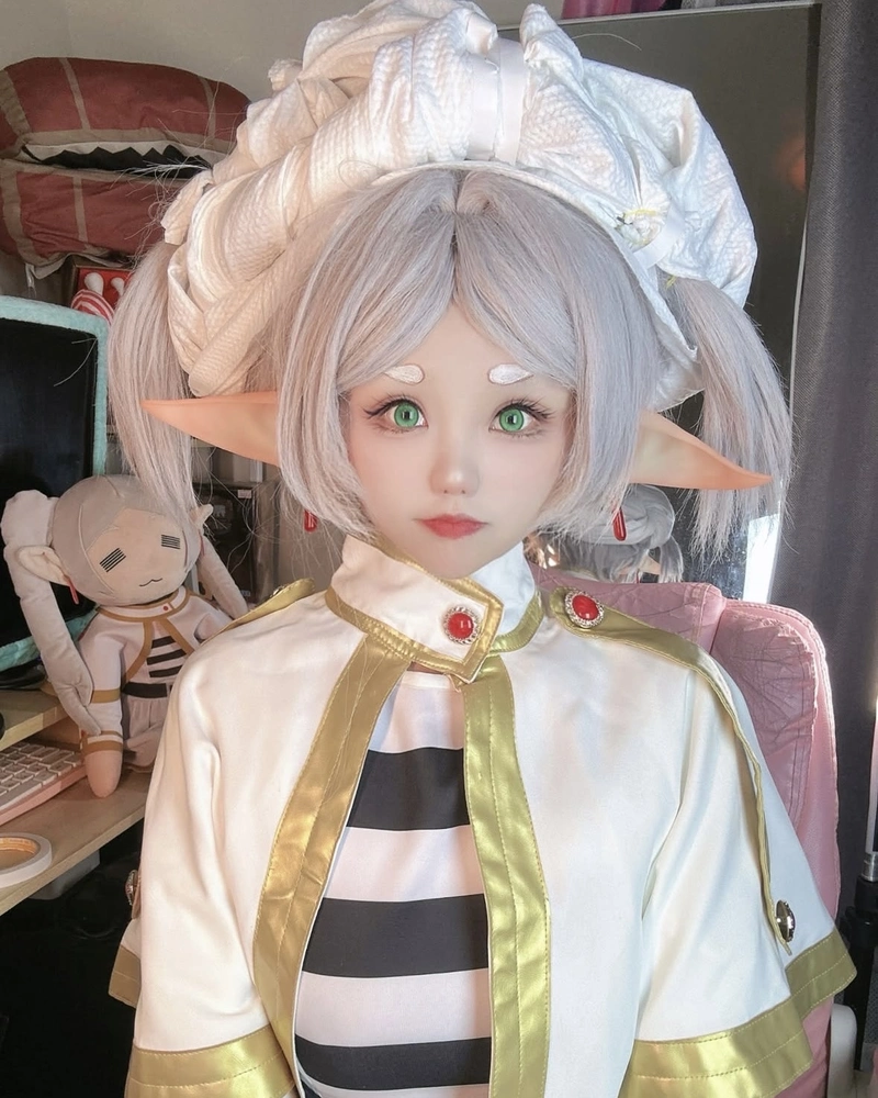 Hình Neneko cosplay tạo phong cách mèo hoạt hình nổi bật