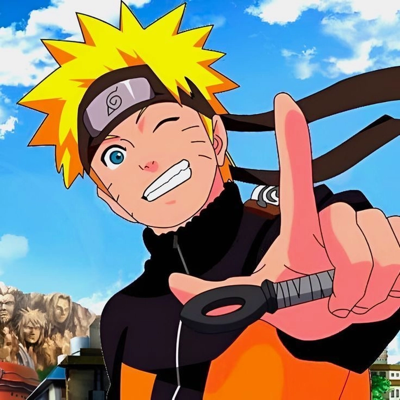 Hình ảnh Naruto tạo thế chiến đấu với động tác mạnh