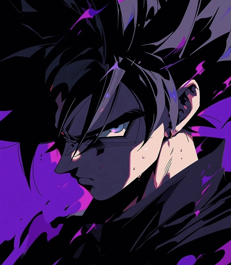 Hình ảnh ánh mắt tập trung Goku tạo cảm giác đầy quyết tâm