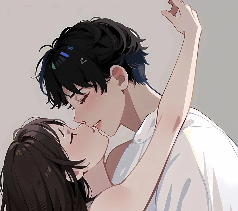 Hình ảnh anime cặp đôi dễ thương nhẹ nhàng