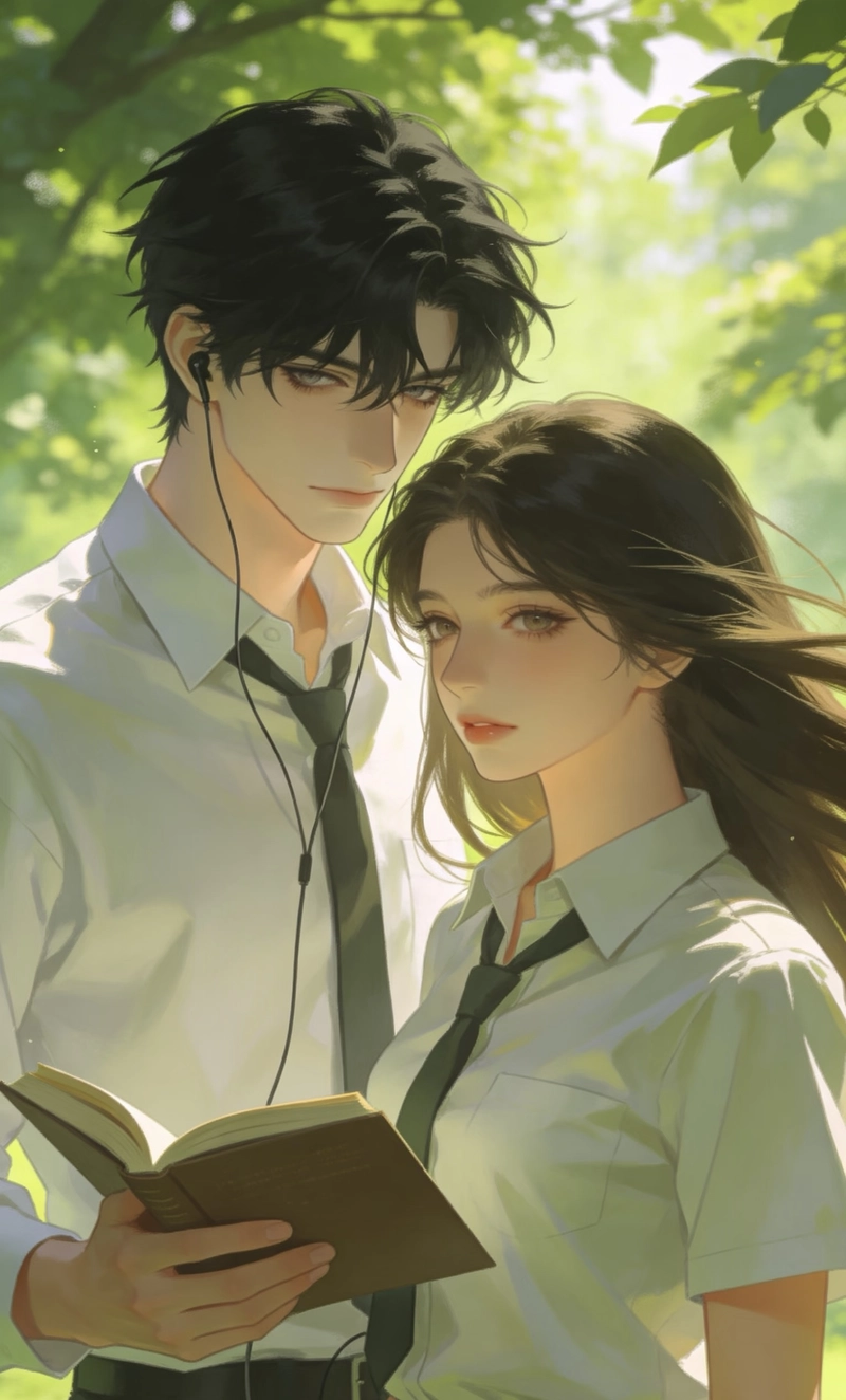 Hình ảnh anime cặp đôi đẹp ngọt ngào