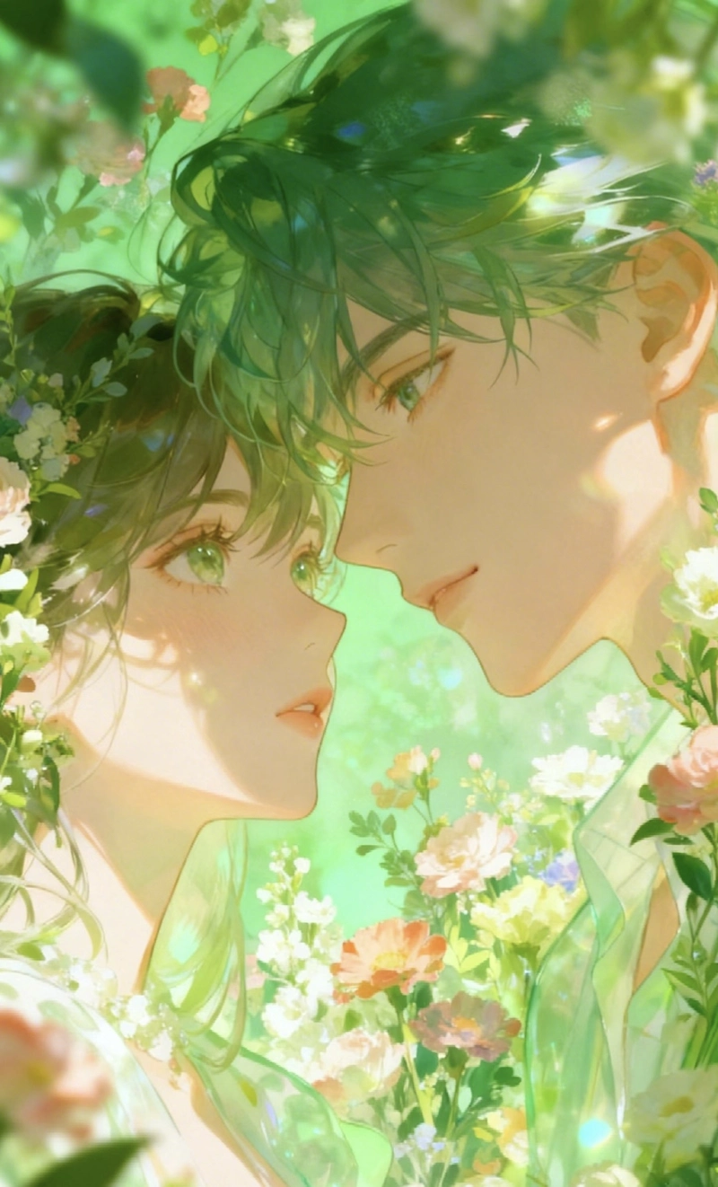Hình ảnh anime cặp đôi đẹp tự nhiên dịu dàng
