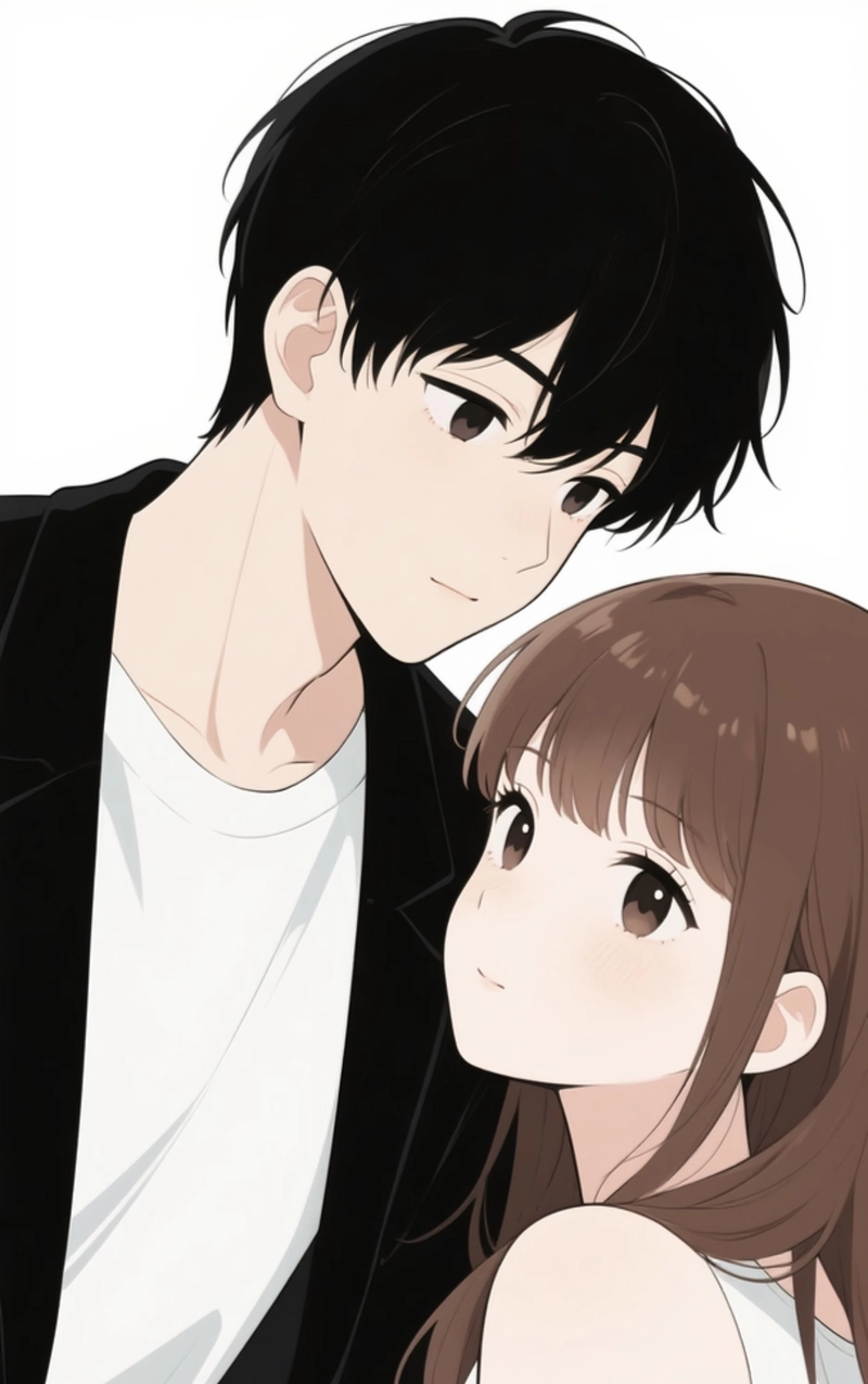 Hình ảnh anime cặp đôi ngầu đầy cá tính