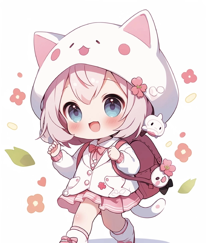 Hình ảnh anime cute trẻ trung đầy cảm xúc