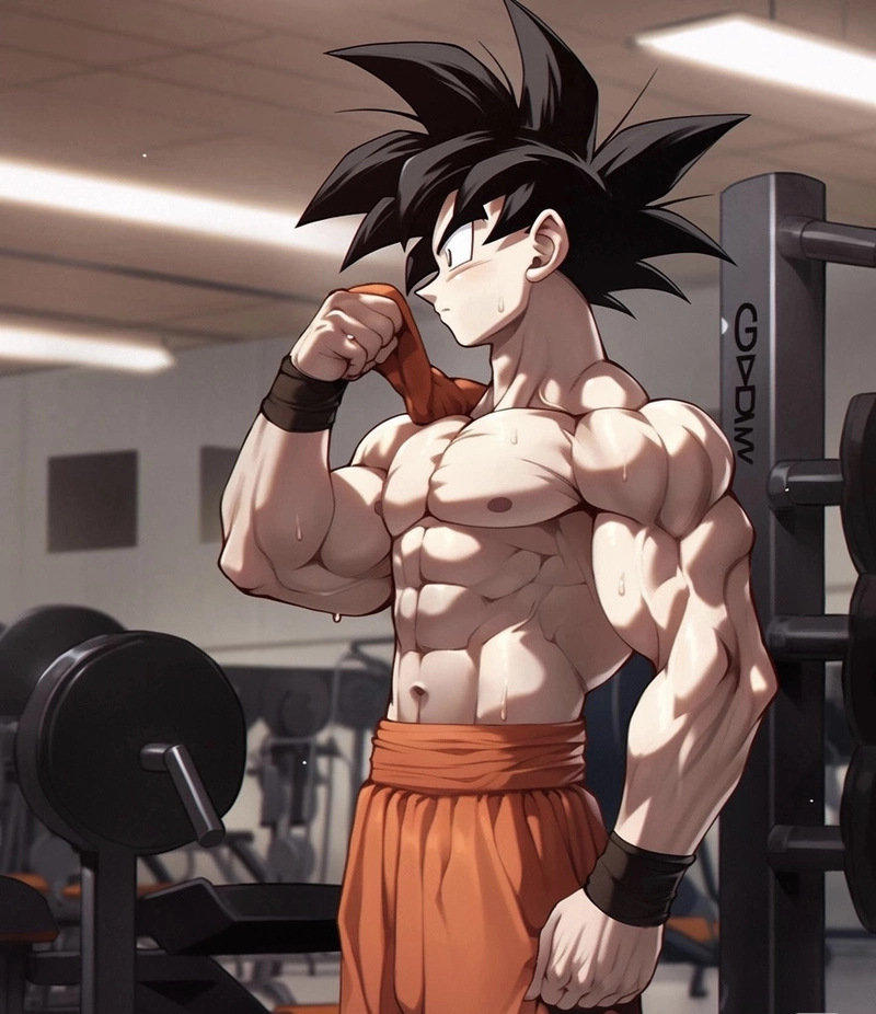 Hình ảnh biểu cảm lạnh Goku làm rõ thần thái chiến đấu