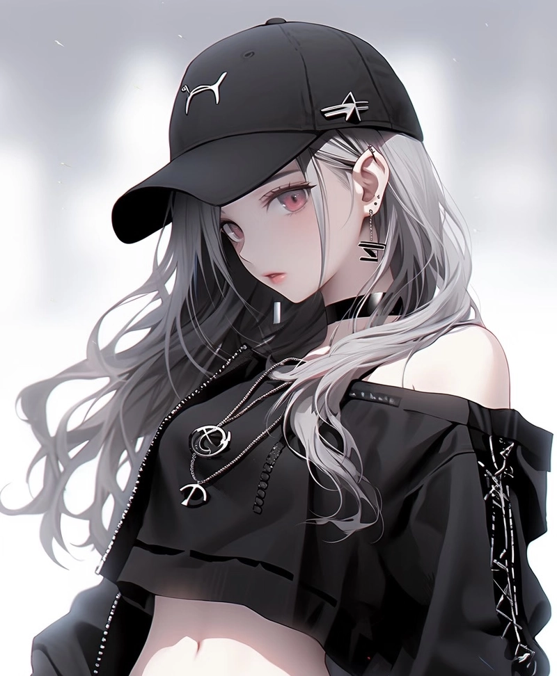 Hình ảnh gái anime mlem với ánh mắt long lanh nổi bật
