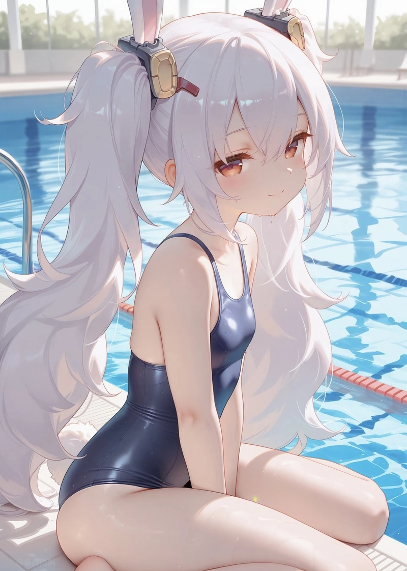 Hình ảnh gái anime mlem với nụ cười xinh nổi bật