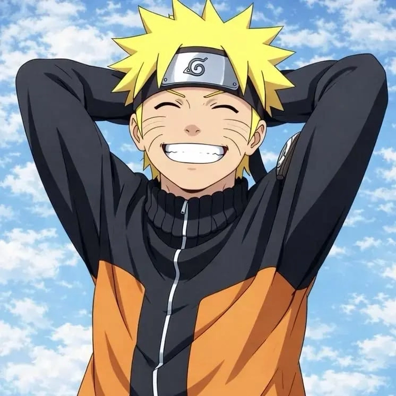 Hình ảnh gương mặt Naruto cùng biểu cảm tự nhiên rõ nét