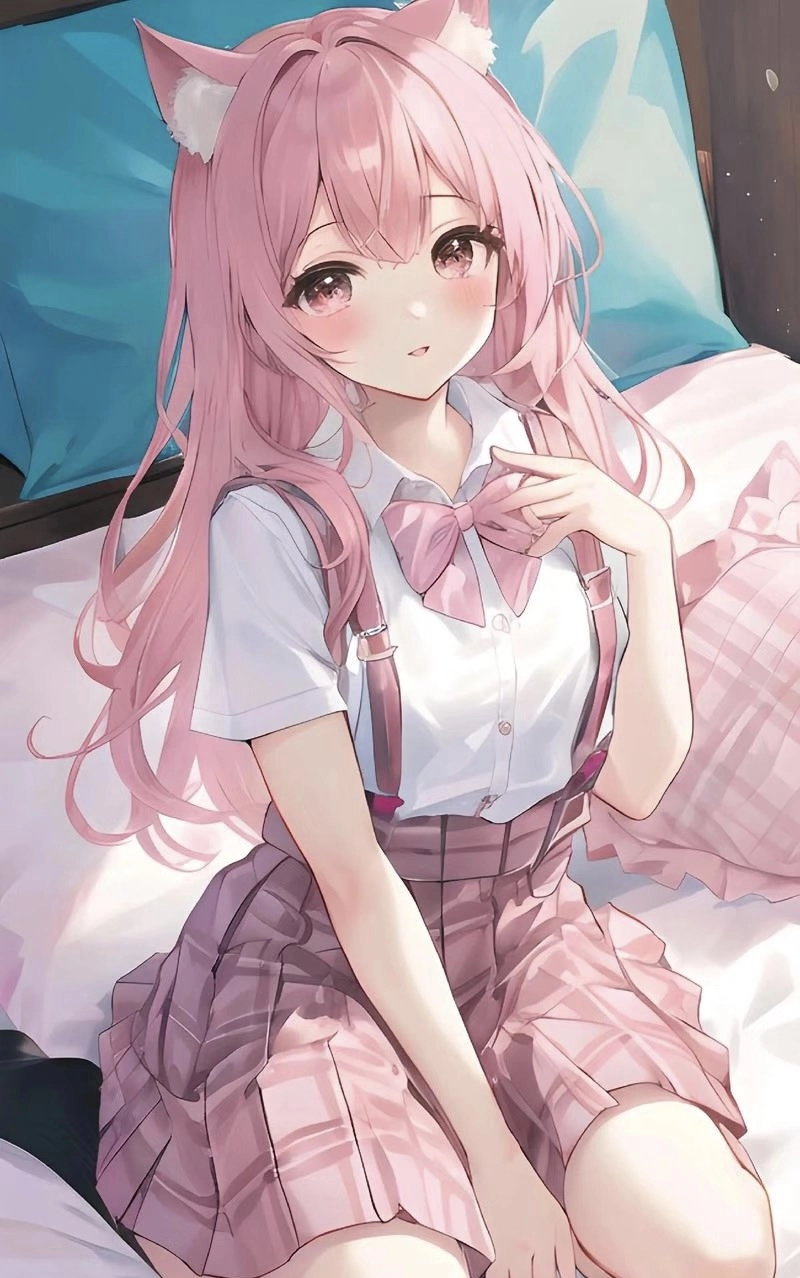Hình ảnh mái tóc bay nhẹ gái anime mlem rõ nét