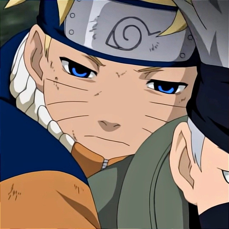 Hình ánh mắt quyết liệt Naruto tạo cảm giác mạnh mẽ rõ nét