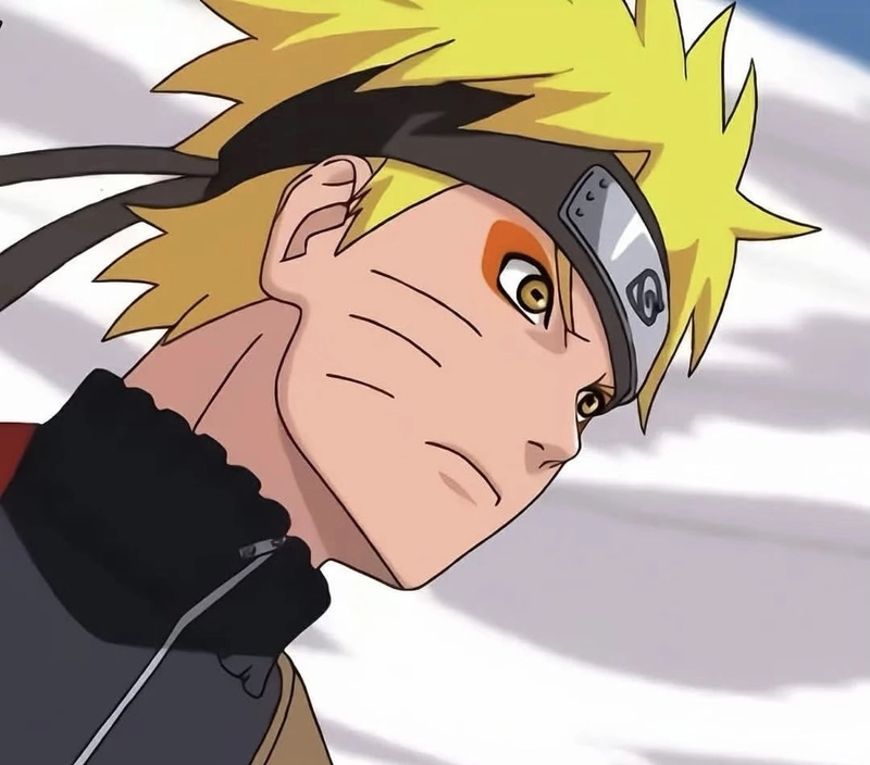Hình ánh nhìn tập trung Naruto tạo điểm nhấn sinh động