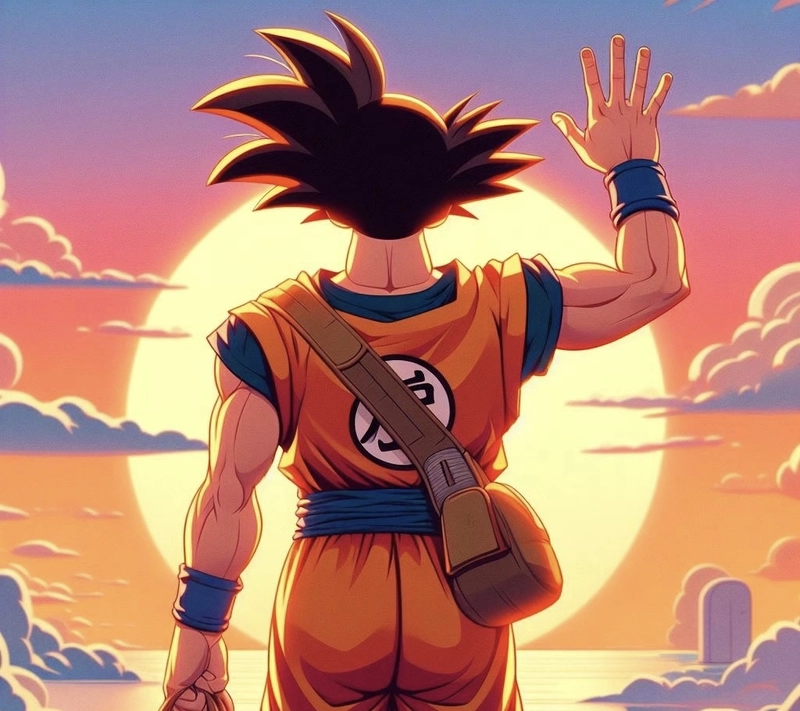 Hình ảnh trạng thái sức mạnh Goku tạo cảm giác cực kỳ cuốn hút
