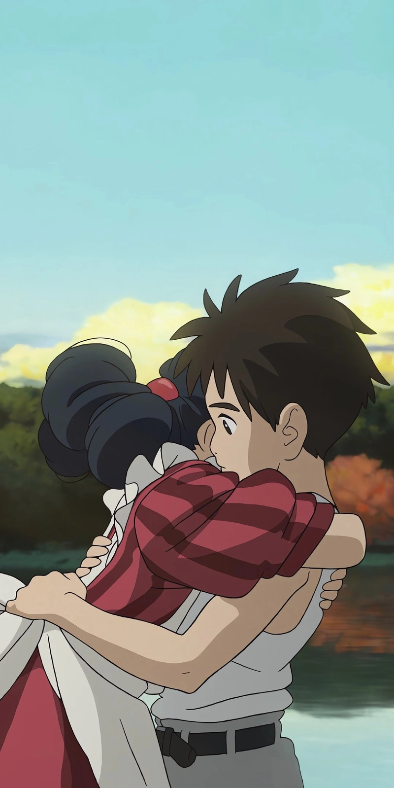 Hình anime cặp đôi đáng yêu đơn giản đẹp