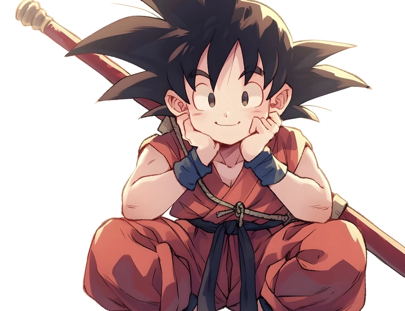 Hình bàn tay tung chiêu Goku với hiệu ứng cực nổi bật