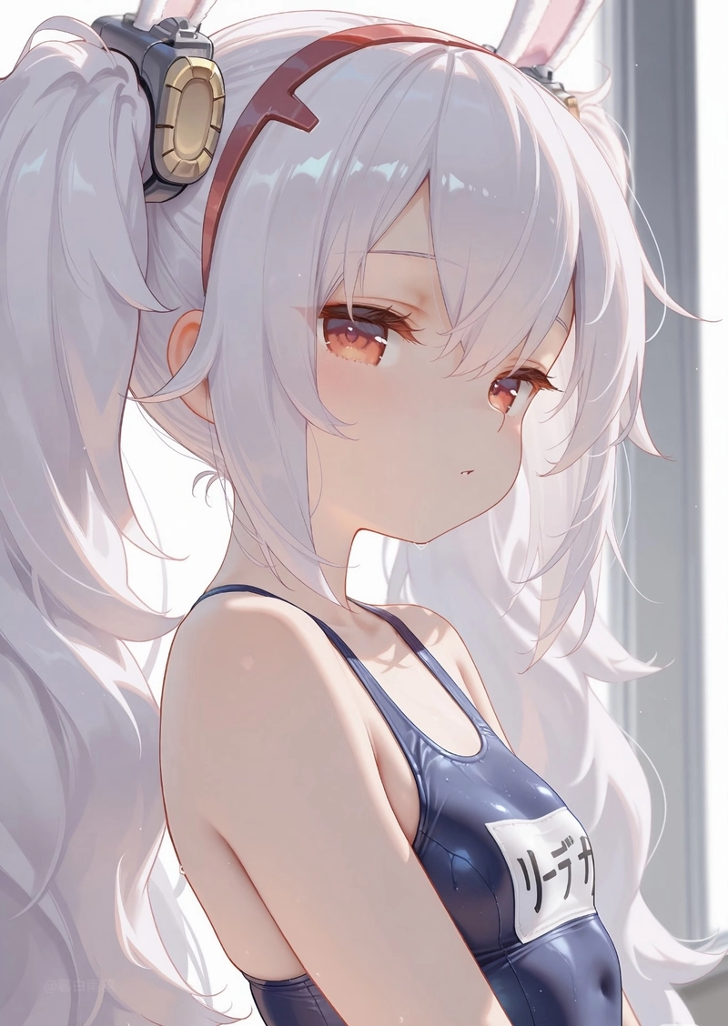 Hình dáng đứng gái anime mlem tạo cảm giác sinh động