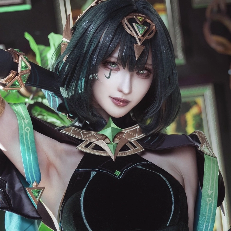 Hình gái xinh cosplay Genshin Impact mang khí chất riêng biệt nổi bật
