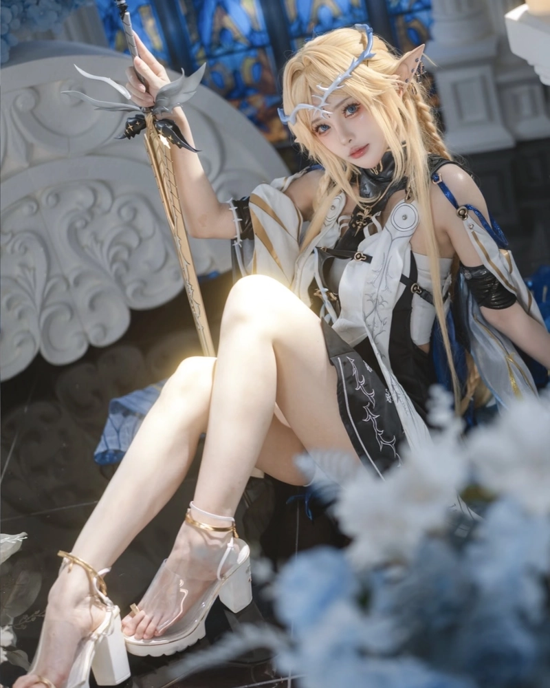 Hình gái xinh cosplay Genshin Impact tạo hình game cực đẹp