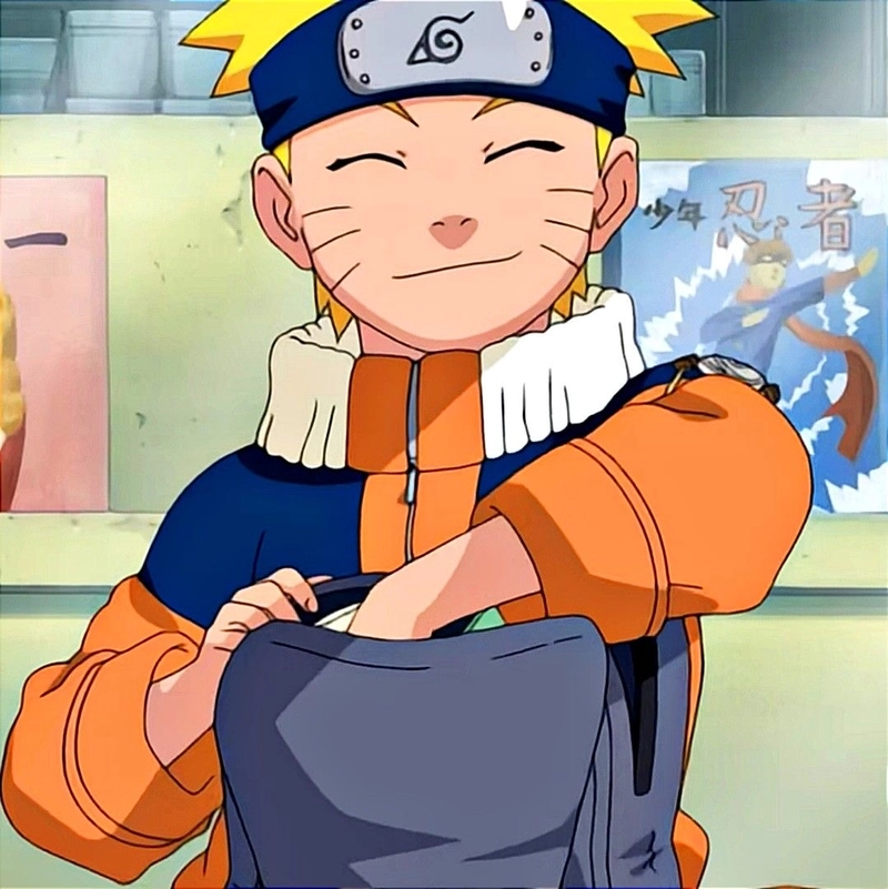 Hình mái tóc dựng Naruto nổi bật dưới ánh sáng dịu