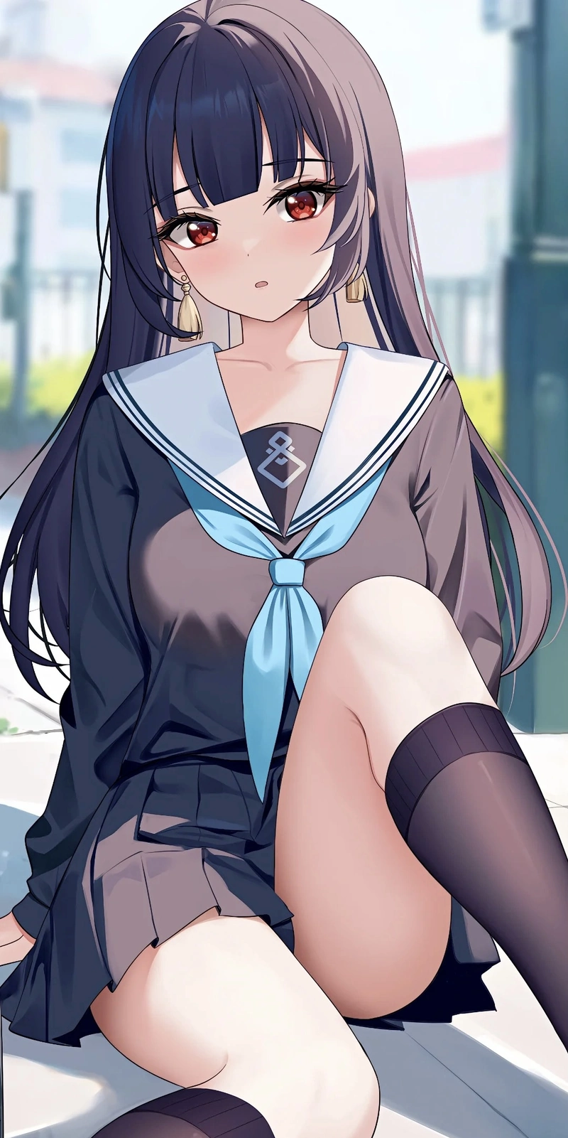 Hình mái tóc mềm mại gái anime mlem nổi bật chi tiết