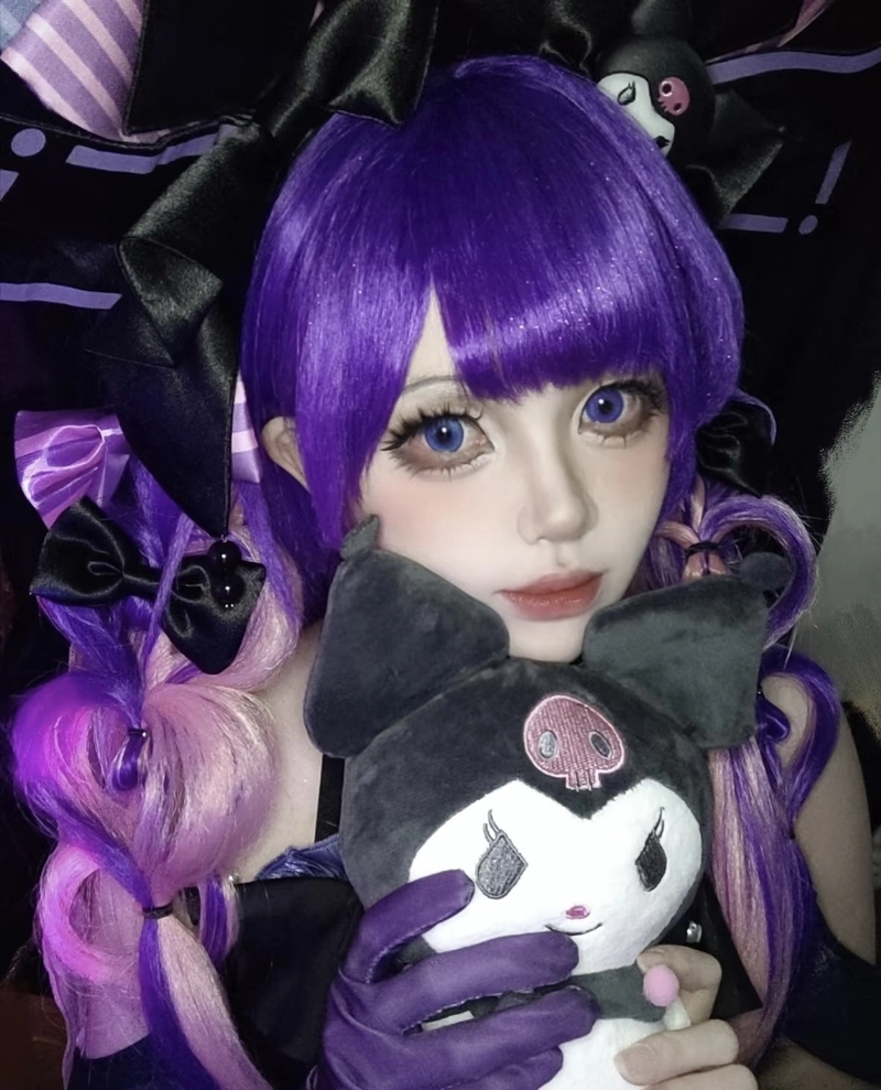 Hình nền anime cuốn hút cosplay Kurumi xinh