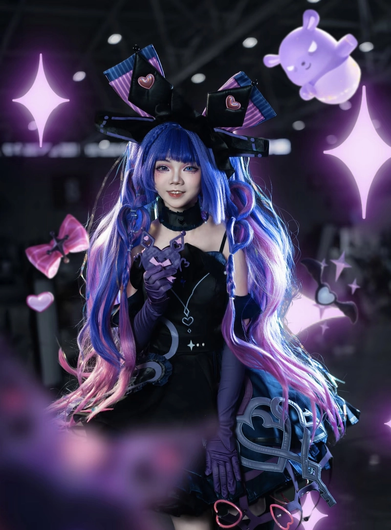 Hình nữ anime cuốn hút cosplay Kurumi đẹp