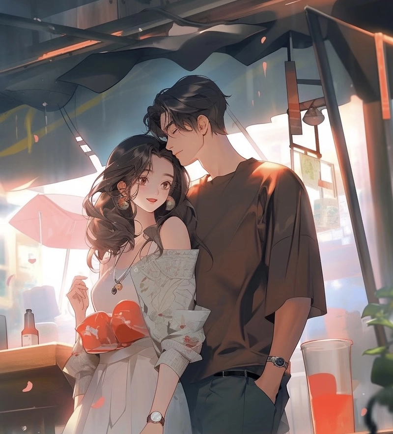 Khoảnh khắc anime cặp đôi đẹp tự nhiên