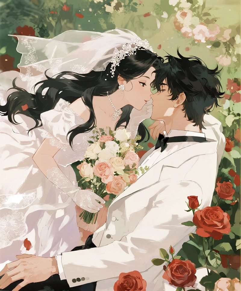 Nét đẹp anime cặp đôi đơn giản dễ thương