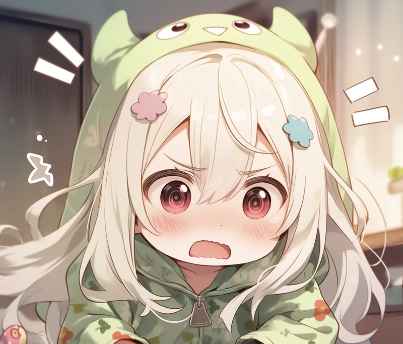 Phong cách anime cute đơn giản dễ thương