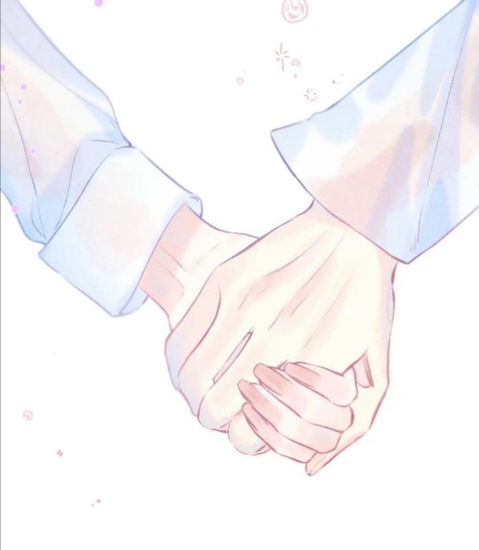 hình anime nắm tay cử chỉ tự nhiên