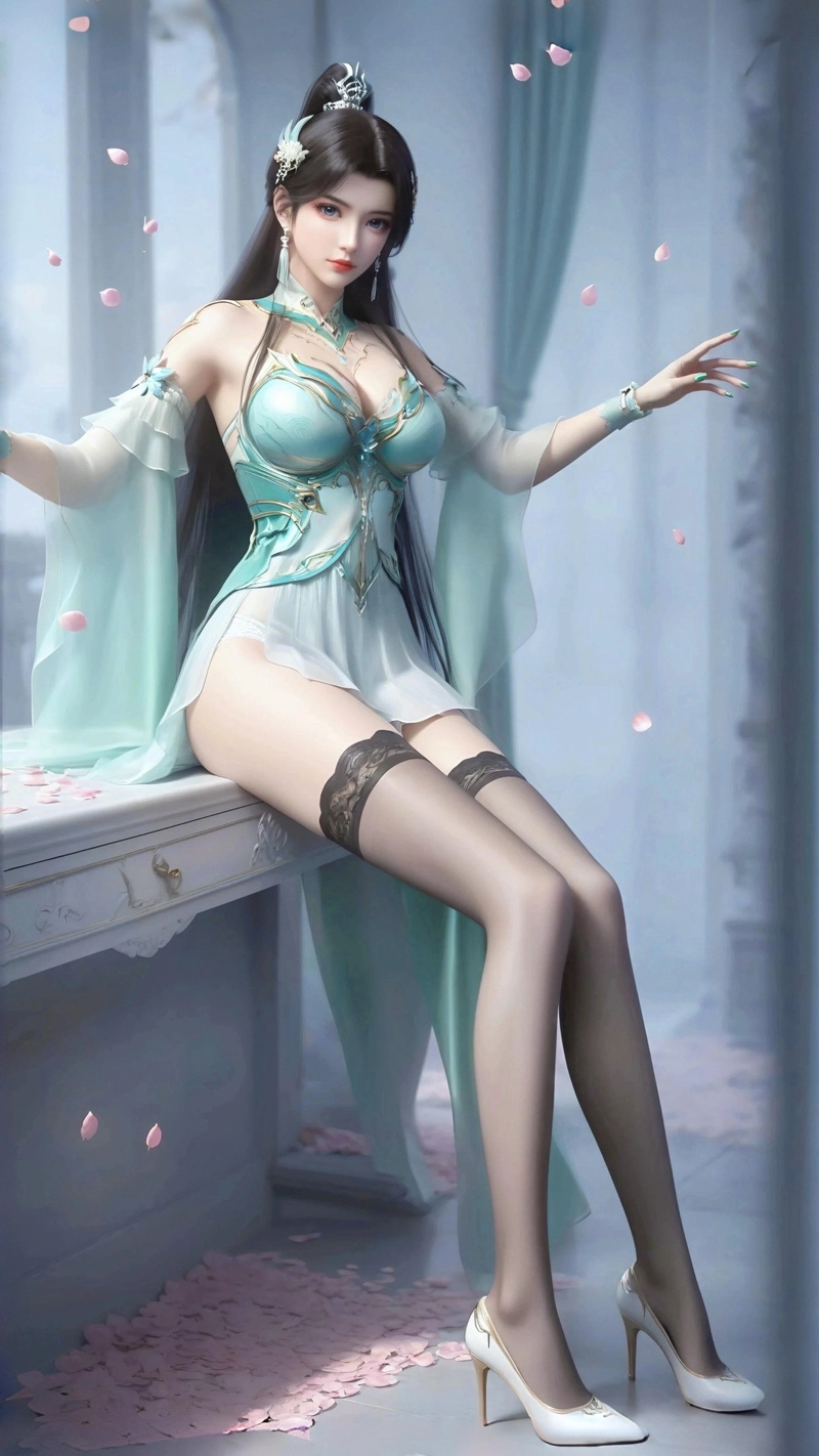 3D Huân Nhi sex tư thế khoe chân dài