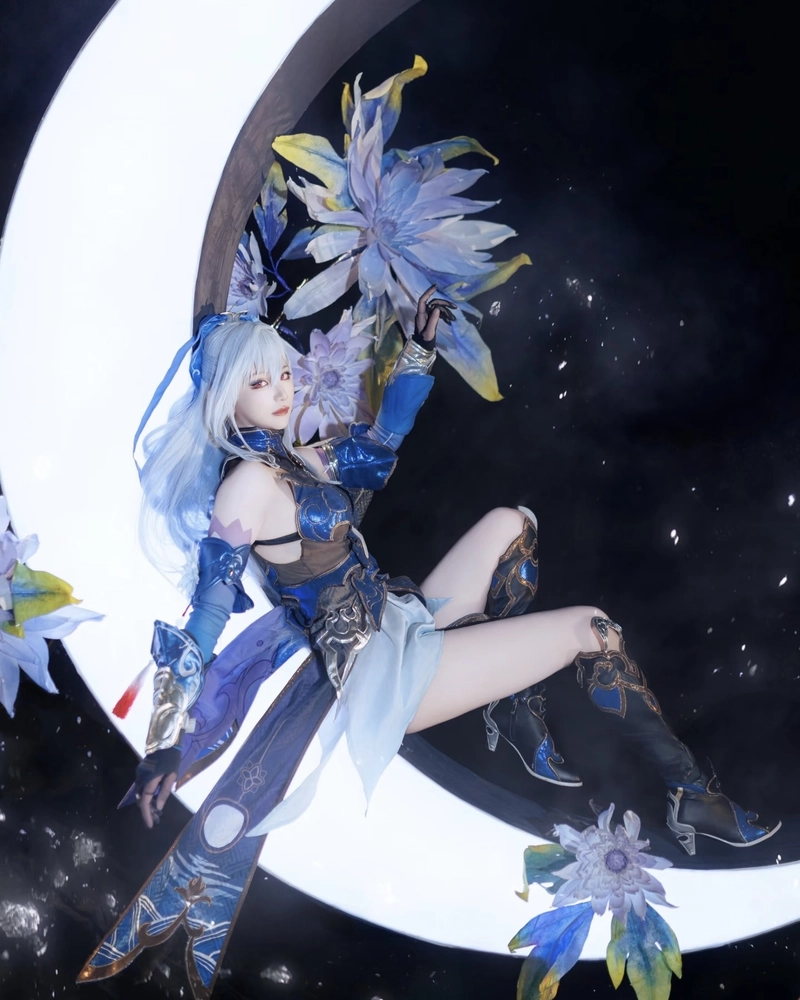Ảnh Jingliu cosplay mang cảm giác xa cách huyền bí